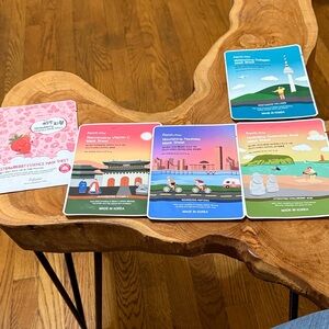 Farm Stay Korean Face Mask Set5 Nourishing, Hydrating, Skin Care